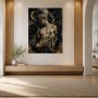Antiker Torso als Kunstwerk oder Fine Art Print mit goldenen Akzenten