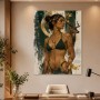 Mystische Artemis zwischen Leinwand und Poster in edlen Naturtönen