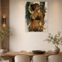 Mystische Artemis zwischen Leinwand und Poster in edlen Naturtönen