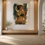 Mystische Artemis zwischen Leinwand und Poster in edlen Naturtönen