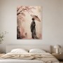 Japanische Eleganz mit Kirschblüten als Wandbild oder Kunstdruck