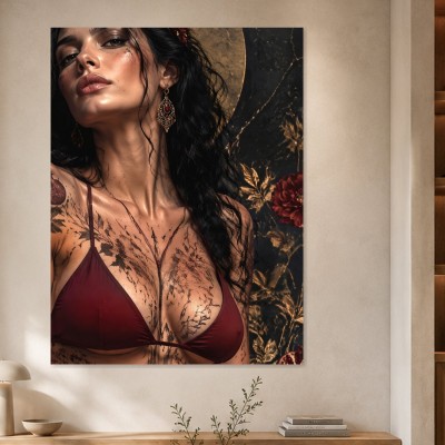 Exotisches Porträt als Gallery Print oder Acrylbild