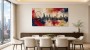 London Skyline als Leinwand oder Poster in ausdrucksstarker Kunstoptik