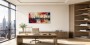London Skyline als Leinwand oder Poster in ausdrucksstarker Kunstoptik