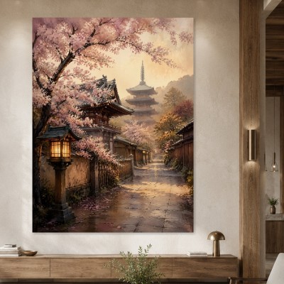 Japanischer Tempelpfad als Wandbild oder Fine Art Print