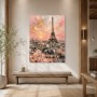 Pariser Sonnenaufgang mit Eiffelturm, Kunstdruck oder Leinwand