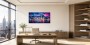 Leuchtende Skyline als Acrylbild oder Modernes Wandbild