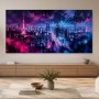 Tokyo Skyline bei Nacht, Modernes Wandbild oder Acrylbild