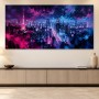 Tokyo Skyline bei Nacht, Modernes Wandbild oder Acrylbild
