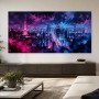 Tokyo Skyline bei Nacht, Modernes Wandbild oder Acrylbild