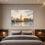 London Skyline bei Sonnenaufgang als Wandbild oder Fine Art Print