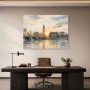 London Skyline bei Sonnenaufgang als Wandbild oder Fine Art Print