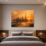 Dubai Skyline bei Sonnenuntergang, Modernes Wandbild oder Fine Art Print