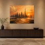 Dubai Skyline bei Sonnenuntergang, Modernes Wandbild oder Fine Art Print