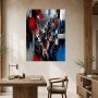 Städtische Dynamik in Acrylbild und Kunstdruck