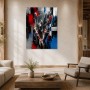 Städtische Dynamik in Acrylbild und Kunstdruck