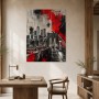 New York Skyline auf Brooklyn Bridge, Wandbild oder Kunstdruck