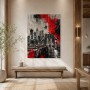 New York Skyline auf Brooklyn Bridge, Wandbild oder Kunstdruck