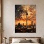 Berlin bei Sonnenuntergang als Leinwand oder Fine Art Print