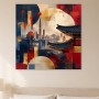 Tokyo Skyline und Moderne Kunst mit Architektur