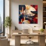 Tokyo Skyline und Moderne Kunst mit Architektur