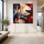 Tokyo Skyline und Moderne Kunst mit Architektur