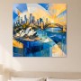 Sydney Harbour Bridge und Opernhaus als Modernes Wandbild, Fine Art Print