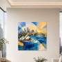 Sydney Harbour Bridge und Opernhaus als Modernes Wandbild, Fine Art Print