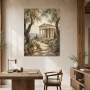 Antikes Tempelmotiv zwischen Leinwand und Poster im mediterranen Licht