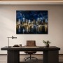 New York Skyline als Wandbild oder Kunstdruck in edler Nachtansicht