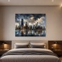 Skyline von Chicago als Leinwand oder Fine Art Print