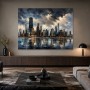 Skyline von Chicago als Leinwand oder Fine Art Print