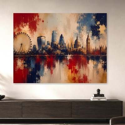 London Skyline als Modernes Wandbild und Fine Art Print