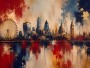 London Skyline als Modernes Wandbild und Fine Art Print