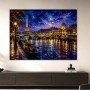 Paris bei Nacht als Wandbild oder Fine Art Print