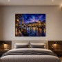 Paris bei Nacht als Wandbild oder Fine Art Print