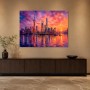 Shanghai Skyline bei Sonnenuntergang, Modernes Wandbild oder Fine Art Print