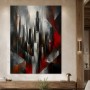 Abstraktes Wandbild oder Fine Art Print mit urbaner Dynamik