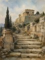 Antike Akropolis-Szene als Fine Art Print und Kunstdruck