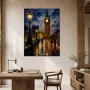 London bei Regen als Fine Art Print oder Luxus Wandbild