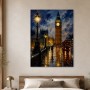 London bei Regen als Fine Art Print oder Luxus Wandbild