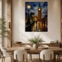 London bei Regen als Fine Art Print oder Luxus Wandbild