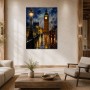 London bei Regen als Fine Art Print oder Luxus Wandbild