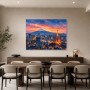Tokyo Skyline mit Tokyo Tower als Poster oder Kunstwerk