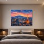 Tokyo Skyline mit Tokyo Tower als Poster oder Kunstwerk