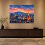 Tokyo Skyline mit Tokyo Tower als Poster oder Kunstwerk