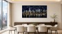 New Yorker Skyline als Leinwand oder Acrylbild in nächtlichem Glanz
