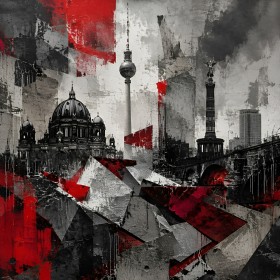 Berlin Collage zwischen Wandel, Wandbild und Fine Art Print