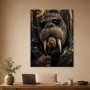 Walross mit Sonnenbrille, Modernes Wandbild oder Fine Art Print