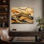 Elegantes Wandbild oder Fine Art Print mit springendem Geparden